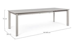TAVOLO ALL. KONNOR 200-300X110 RASTIN 0662720 qu1 tav all konnor 160 240x100 rastin 1738555679