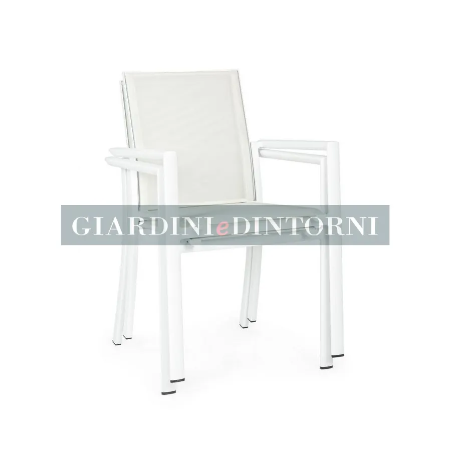 SEDIA C/BRACCIOLI KONNOR BIANCO CX21 5 SEDIA C/BRACCIOLI KONNOR BIANCO CX21 - immagine 5